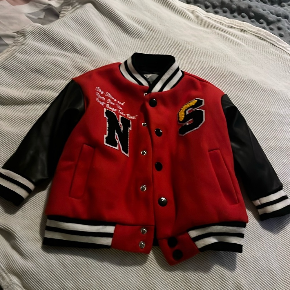 Baby boy Varsity coat 12months